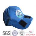 Solar Led Cap with Logo Customized